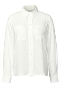 Strukturbluse vanilla white