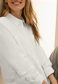 Strukturbluse vanilla white
