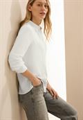 Strukturbluse vanilla white