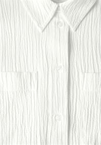 Strukturbluse vanilla white