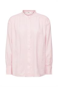 Strukturierte Bluse, Baumwollmix light pink