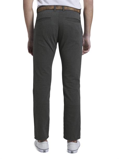 Strukturierte Straight Chino two colored black design