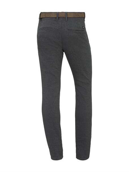 Strukturierte Straight Chino two colored black design