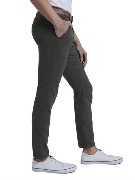 Strukturierte Straight Chino two colored black design