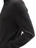 Strukturierte Strickjacke black grey melange
