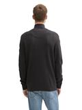 Strukturierte Strickjacke black grey melange