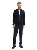 Strukturierte Strickjacke knitted navy melange