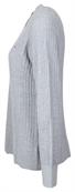 Strukturierter Pullover light grey heather