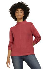Strukturierter Pullover mit Bio-Baumwolle cozy pink