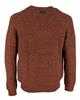 Strukturierter Pullover orange