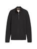 Strukturierter Strick Troyer black grey melange