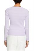 Strukturierter Strickpullover lavender