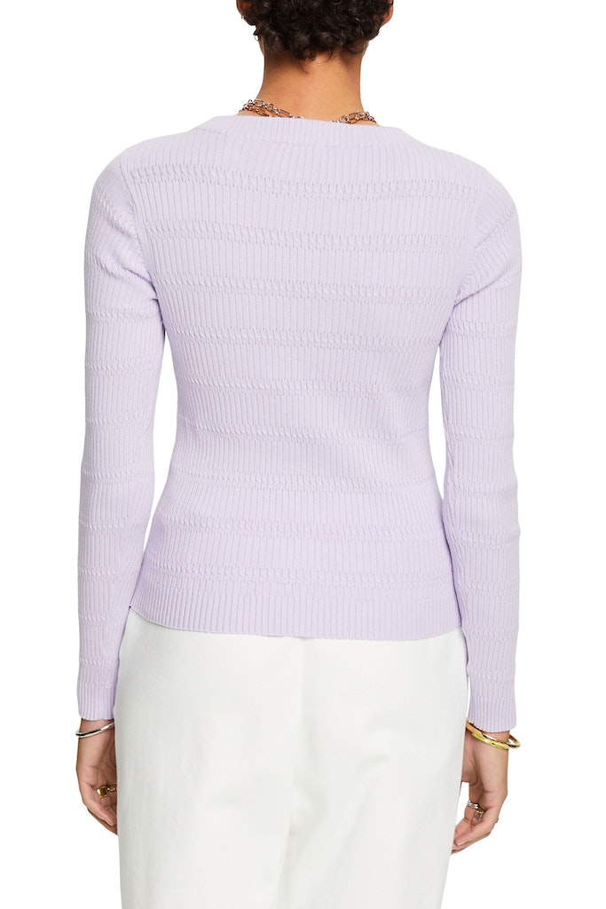 strukturierter-strickpullover-lavender