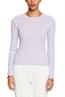 Strukturierter Strickpullover lavender