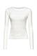 Strukturierter Strickpullover off white
