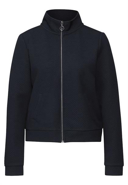 Strukturjacke deep tint blue