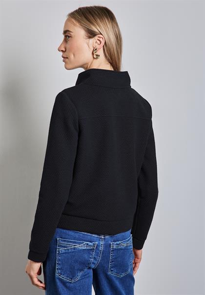 Strukturjacke deep tint blue