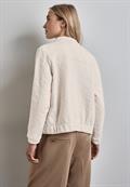 Strukturjacke lucid white