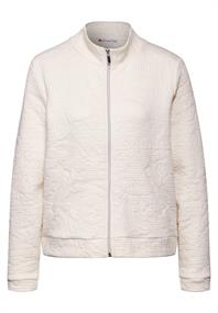 Strukturjacke lucid white