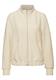 Strukturjacke mit Zipper soft beige