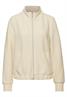 Strukturjacke mit Zipper soft beige