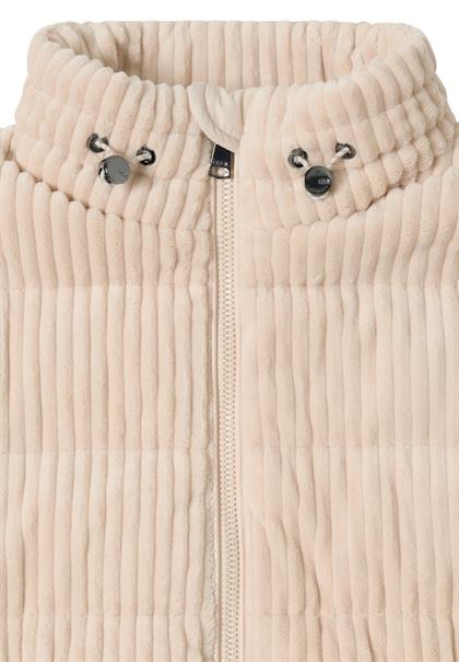 Strukturmix Cordweste pearl beige