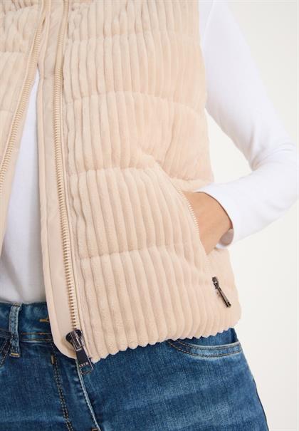 Strukturmix Cordweste pearl beige