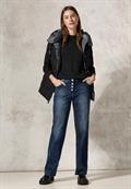 Strukturmix Dolman Pullover black