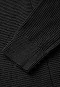 Strukturmix Dolman Pullover black