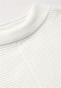 Strukturmix Dolman Pullover vanilla white