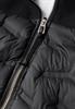Strukturmix Jacke mit Steppmuster black