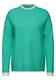 Strukturmix Pullover aventurine green