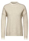 Strukturmix Pullover desert beige melange