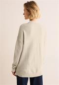 Strukturmix Pullover desert beige melange