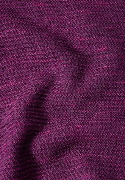 Strukturmix-Pullover heather berry melange