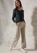 Strukturmix-Pullover heather deep charcoal grey mel