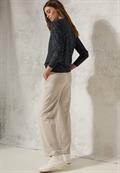 Strukturmix-Pullover heather deep charcoal grey mel