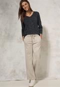 Strukturmix-Pullover heather deep charcoal grey mel