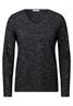 Strukturmix-Pullover heather deep charcoal grey mel