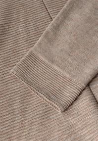 Strukturmix-Pullover heather milky caramel mel.