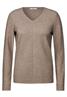 Strukturmix-Pullover heather milky caramel mel.