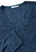 Strukturmix-Pullover heather petrol melange