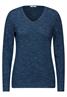 Strukturmix-Pullover heather petrol melange