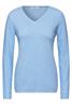 Strukturmix-Pullover heather tranquil blue melange