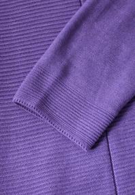 Strukturmix-Pullover heather wild lilac melange