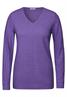 Strukturmix-Pullover heather wild lilac melange