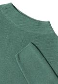 Strukturmix Pullover jewel green melange
