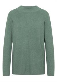 Strukturmix Pullover jewel green melange
