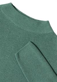 Strukturmix Pullover jewel green melange