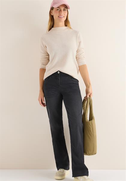 Strukturmix Pullover oat milk beige melange